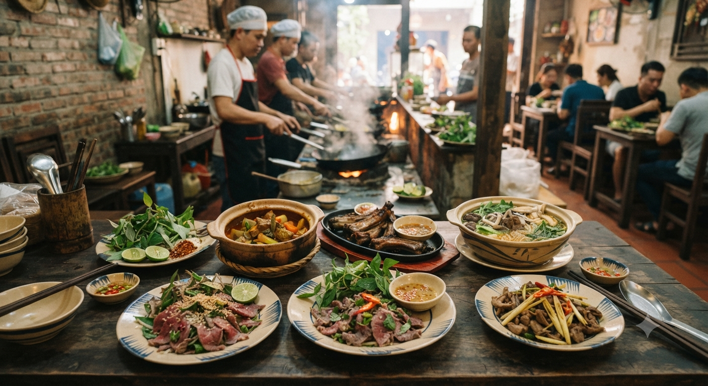 Biến tấu thực đơn phong phú với các món dê đặc sắc khác